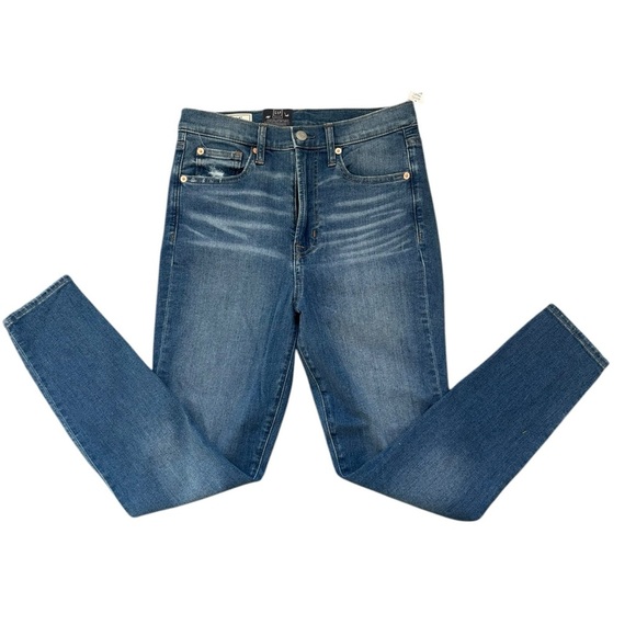 New! Gap Sky High True Skinny Ankle Jeans Distressed Size 27/4 - Picture 1 of 11